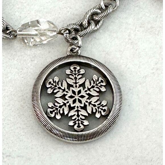 Brighton Snow Crystal Snowflake Bracelet - Picture 1 of 3